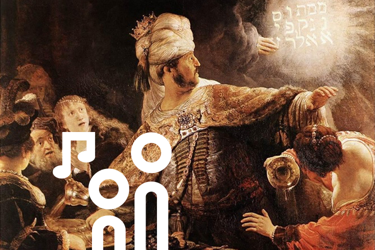 Kuvamotiivi konserttiin Ludus Danielis, Belsazarin juhla.