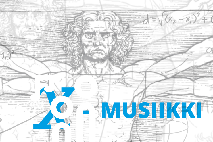 Mustavalkoinen piirros, jossa on sininen X.